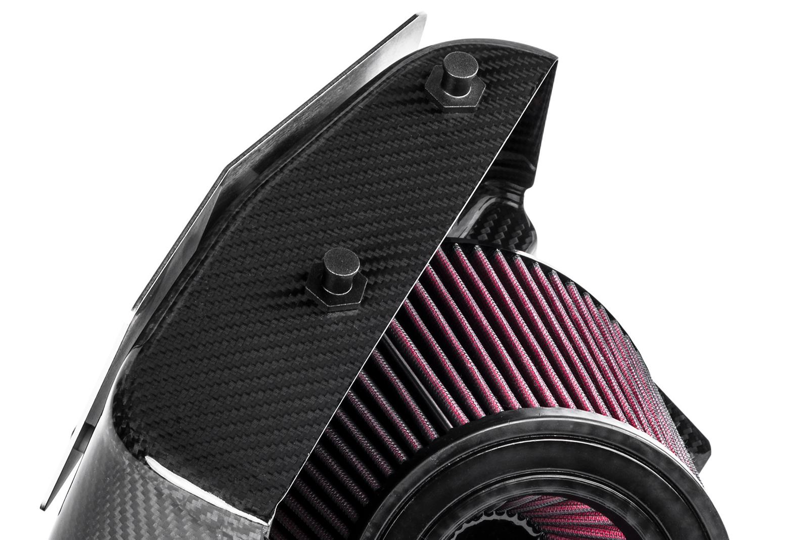 APR Open Carbon Fiber Intake Systems CI100037 Air Kit, Open, Fiber, Red Filter, Audi, 3.0L, Kit thumbnail 4