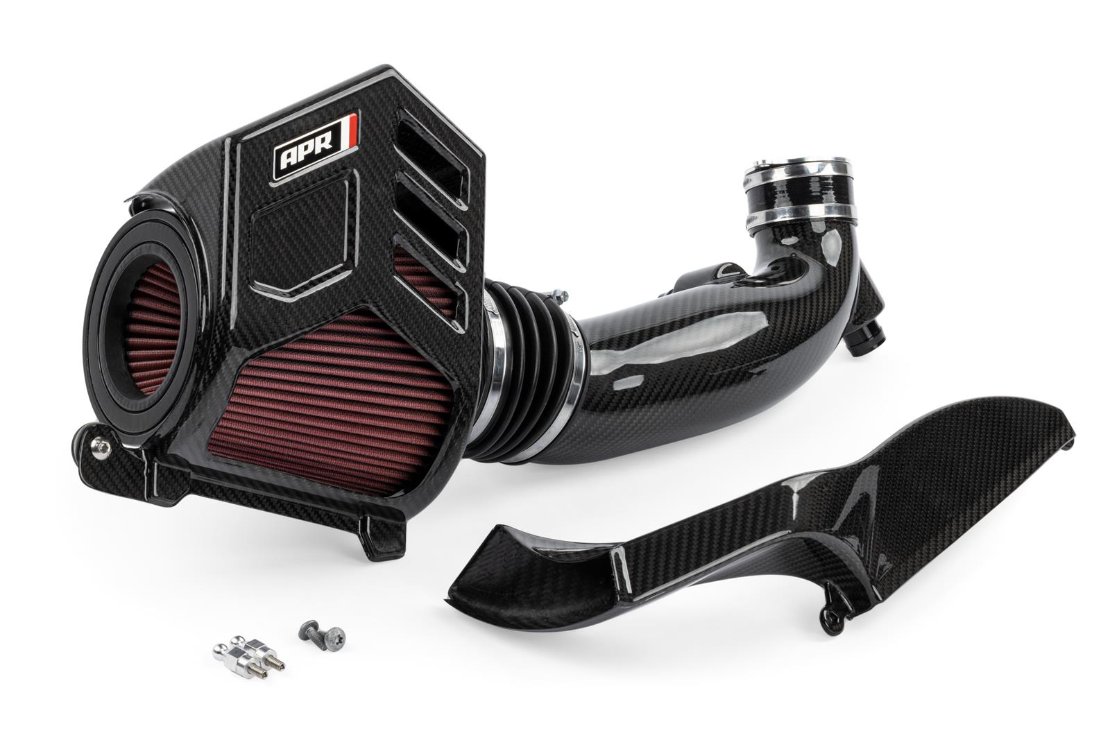 APR Carbon Fiber Intake Systems CI100048 Air Kit, Fiber, Red Filter, Audi, 3.0L, Kit