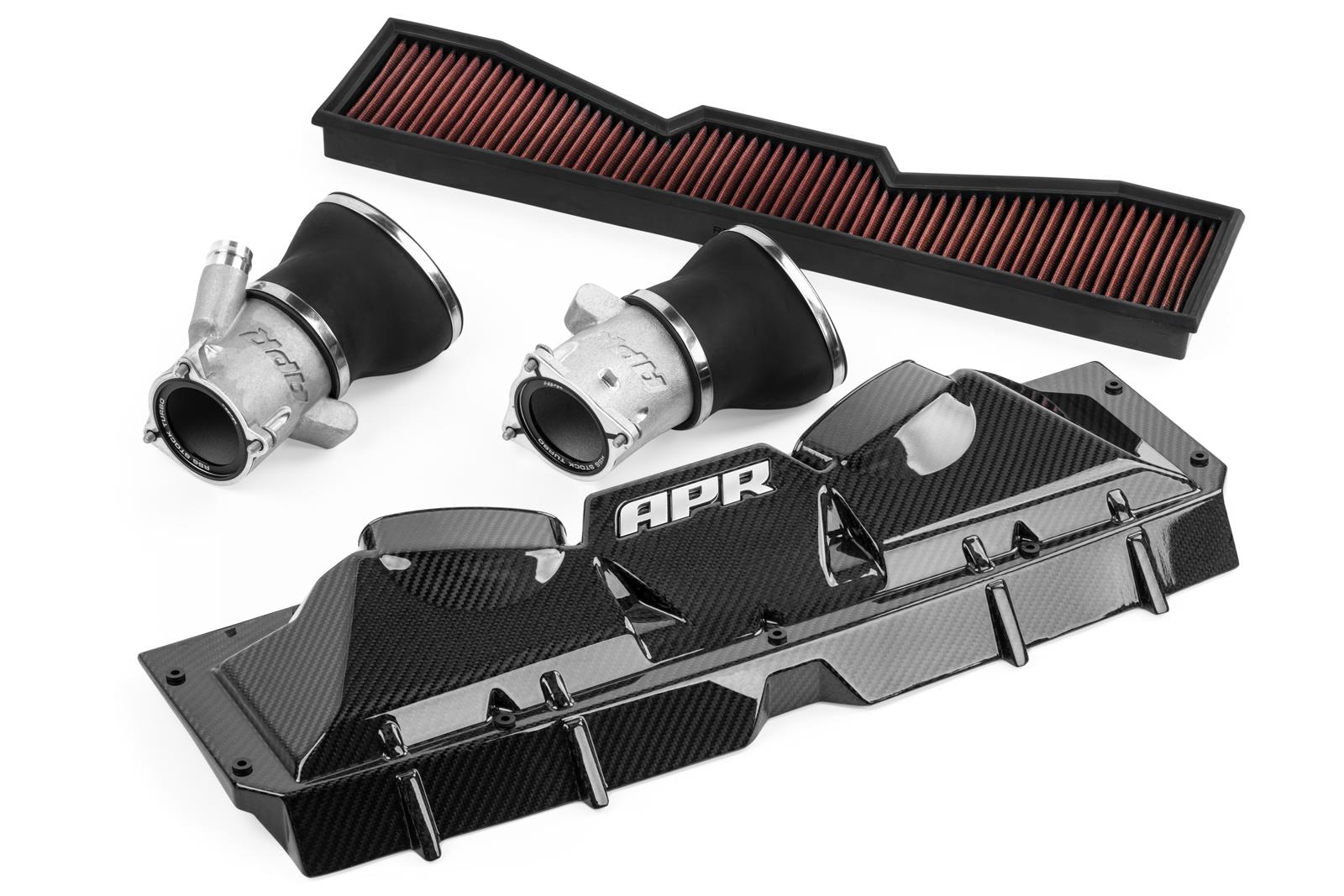 APR Carbon Fiber Intake Systems CI100050 Air Kit, Fiber, Red Filter, Audi, 4.0L, Kit thumbnail 3