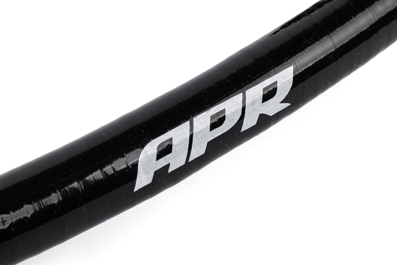 APR Intake System Coolant Hoses CI100053-A Hose, Silicone, Black, Logo, Audi, Volkswagen, Each