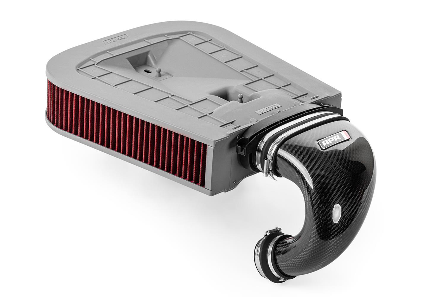 APR Carbon Fiber Intake Systems CI100055 Air Kit, Fiber, Red Filter, Audi, Bentley, Porsche, 3.0L, Kit thumbnail 4