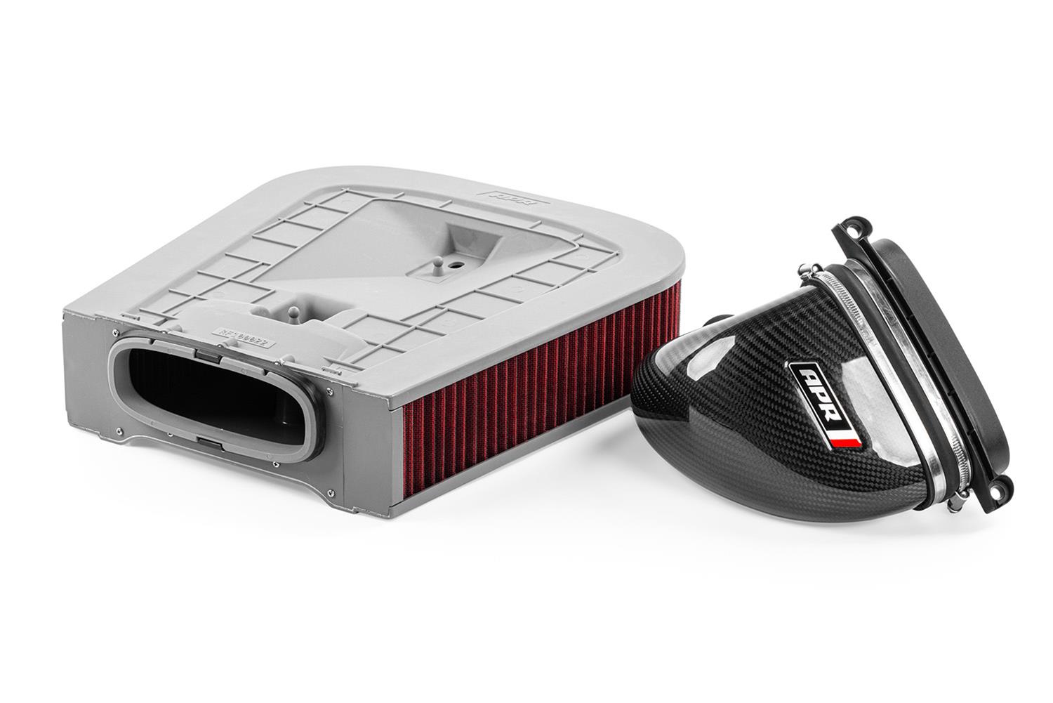 APR Carbon Fiber Intake Systems CI100055 Air Kit, Fiber, Red Filter, Audi, Bentley, Porsche, 3.0L, Kit thumbnail 6