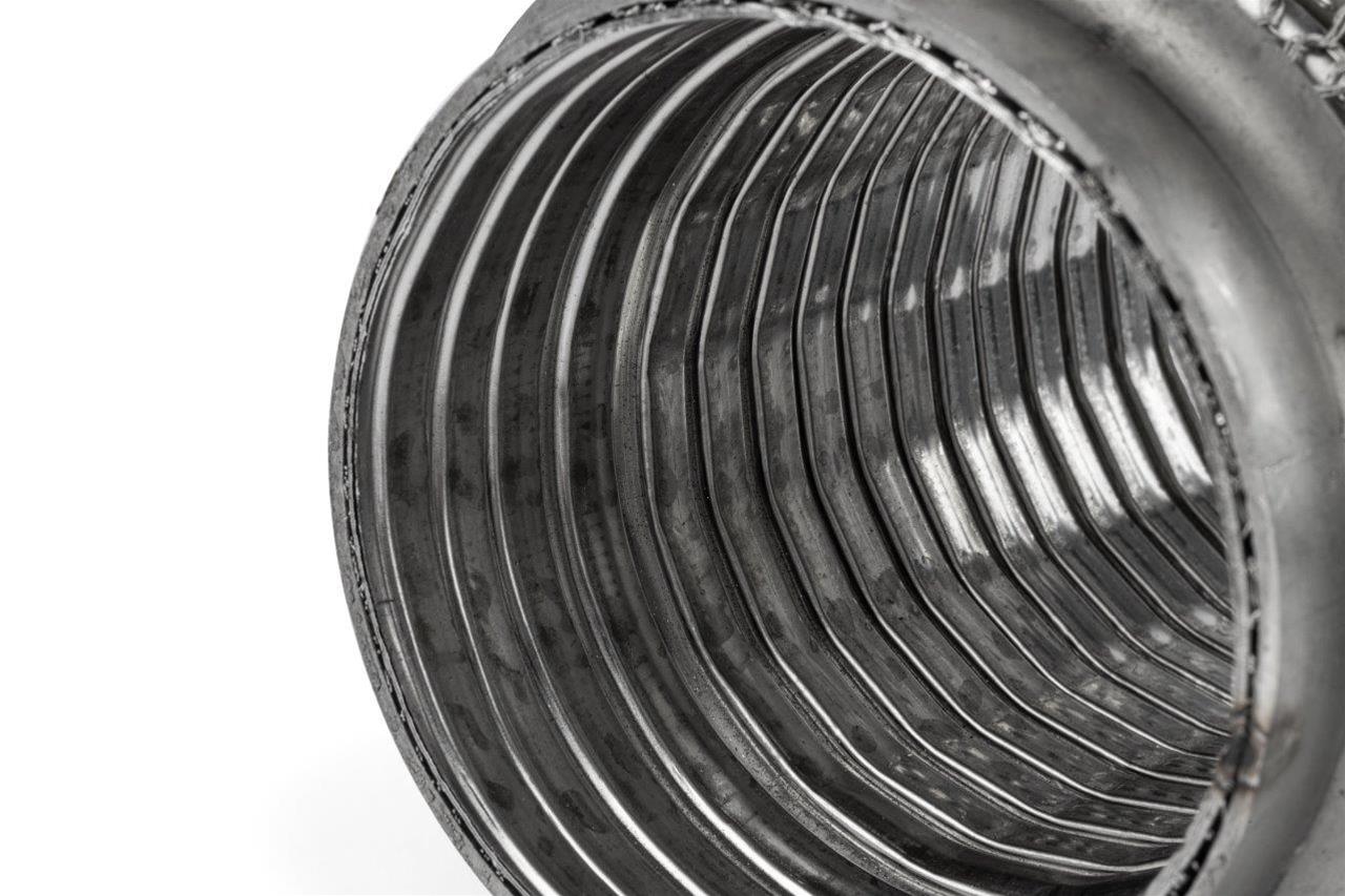 APR Premium Braided Interlocking 2.5 Inch Flex Pipes EXH0224 Exhaust Pipe, Interlocking, Weld-on, Stainless Steel, in. Inlet/Outlet, 6 in. Long, Each thumbnail 2