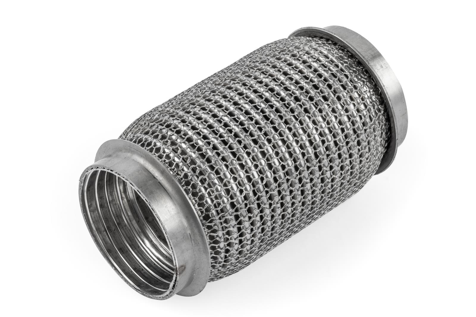 APR Premium Braided Interlocking 2.5 Inch Flex Pipes EXH0224 Exhaust Pipe, Interlocking, Weld-on, Stainless Steel, in. Inlet/Outlet, 6 in. Long, Each