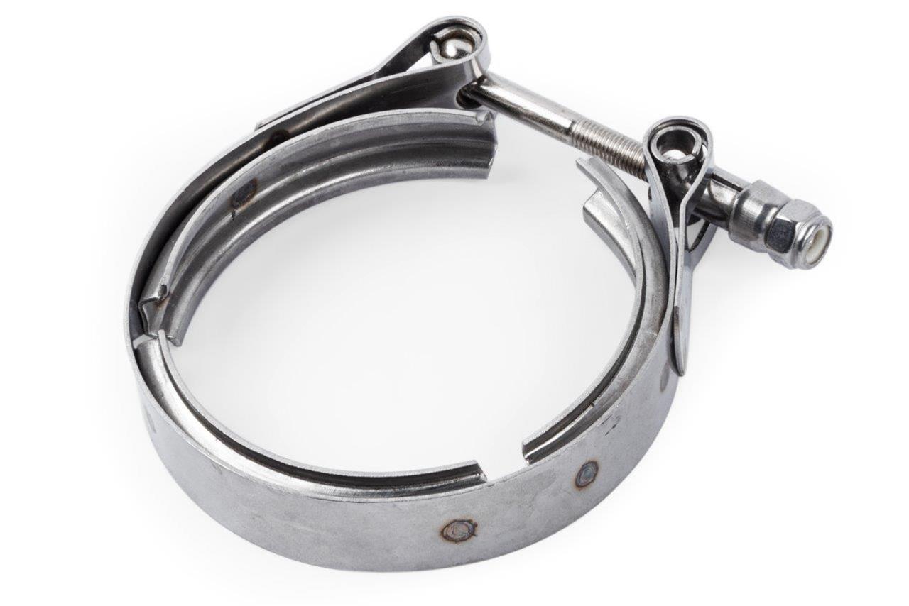 APR V-Band Clamps and Gasket EXH0375 Exhaust Clamp, V-Band, 2.50 in. Diameter, 304 Stainless Steel, Natural, Each
