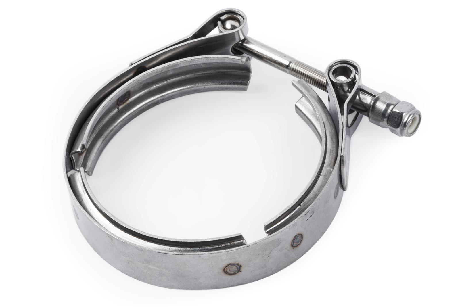 APR V-Band Clamps and Gasket EXH0375 Exhaust Clamp, V-Band, 2.50 in. Diameter, 304 Stainless Steel, Natural, Each thumbnail 3