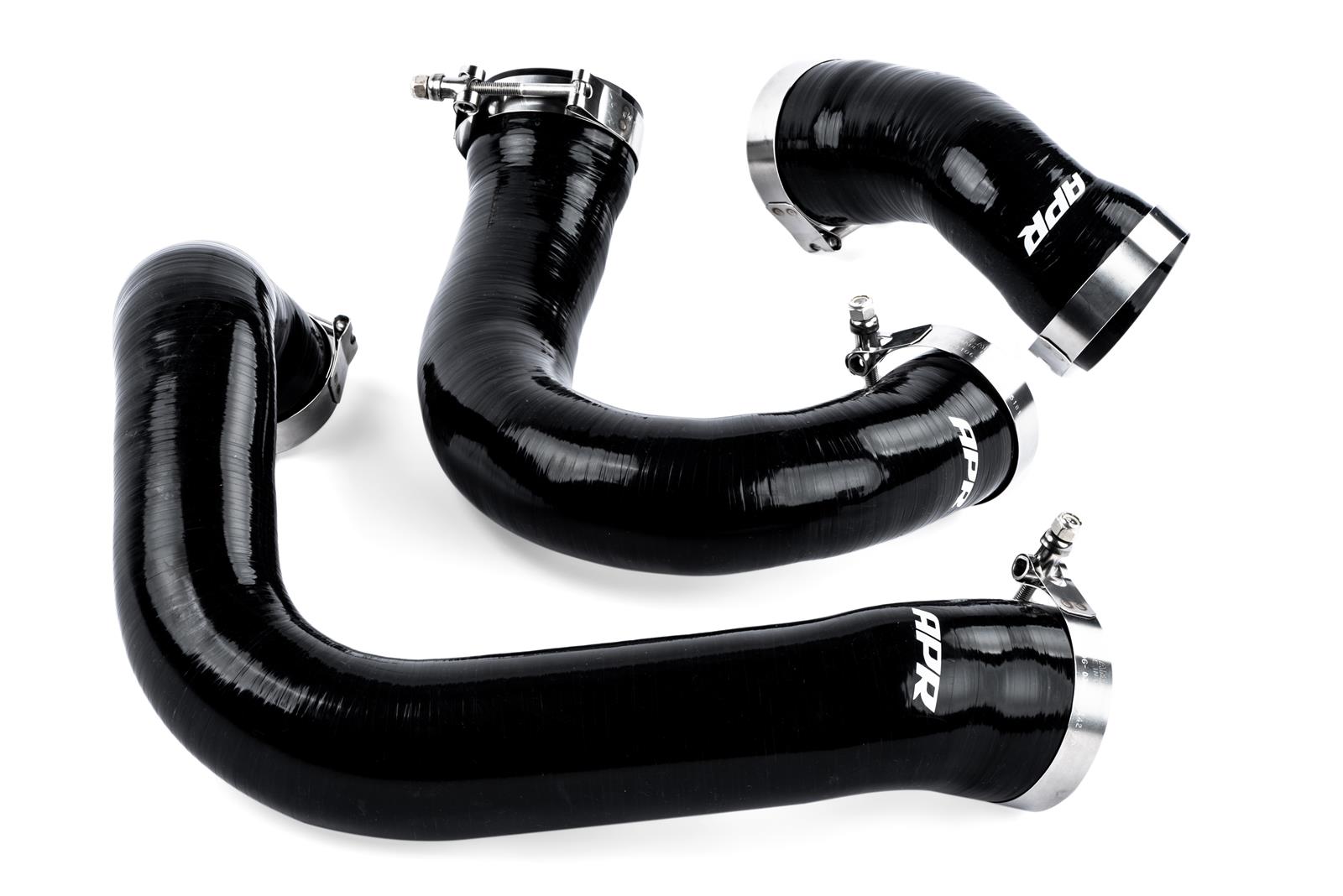 APR Intercooler Systems IC100026 Intercooler, Aluminum, Natural Finish, Pipes, Silicon, Black, Audi, Kit thumbnail 8