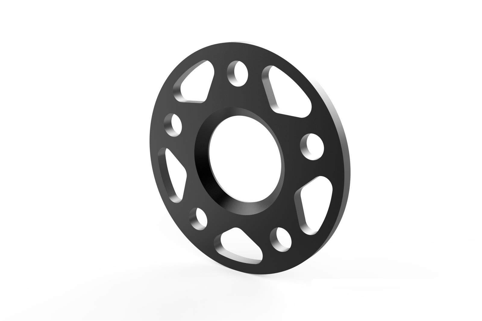 APR 0.315 inch Wheel Spacers MS100155 Spacers, in. Thickness, 2.50 in. Center Bore Diameter, Aluminum, Black, 5 x 112mm Bolt Circle, for Lamborghini, Audi, Volkswagen, Pair thumbnail 3