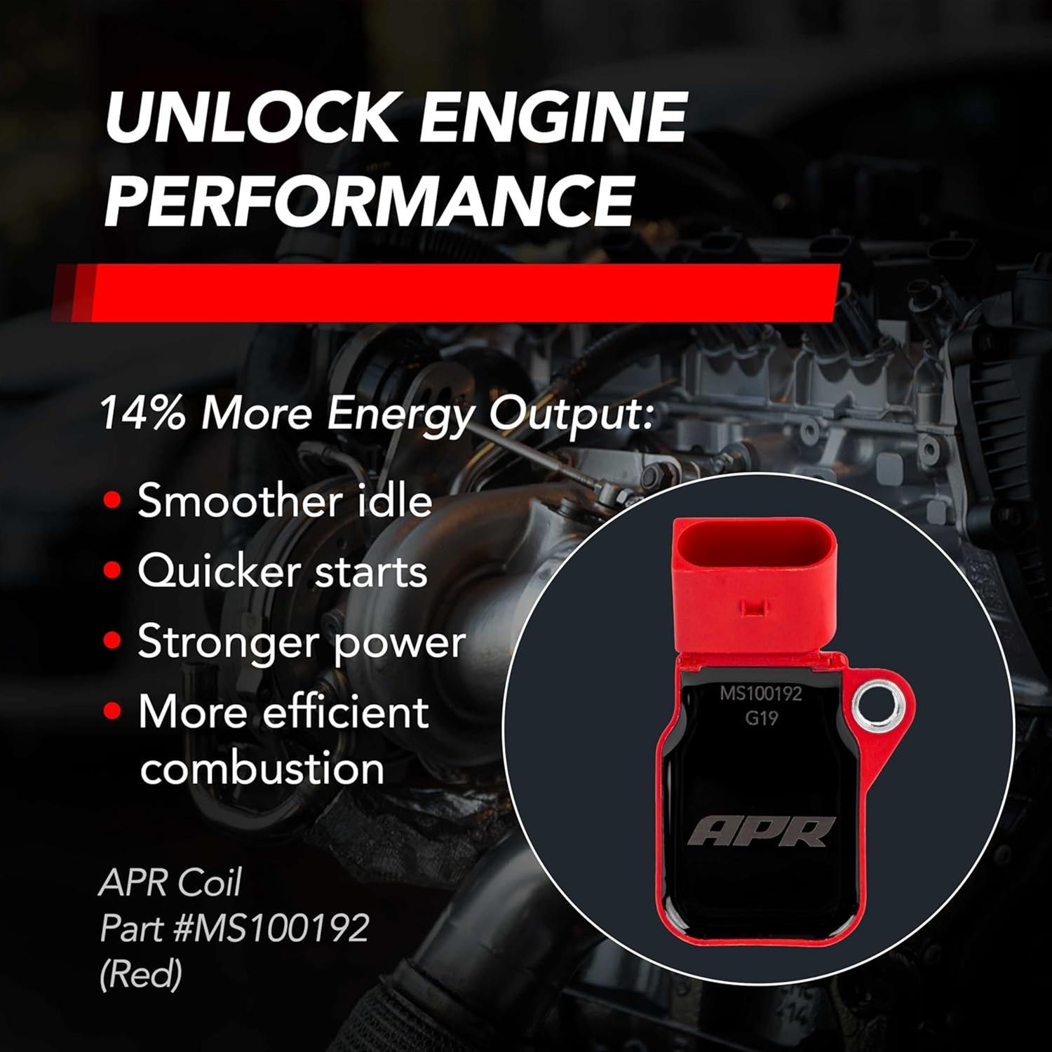 APR イグニッションコイル MS100192 4個セット APR MS100192 APR Ignition Coils | Summit Racing