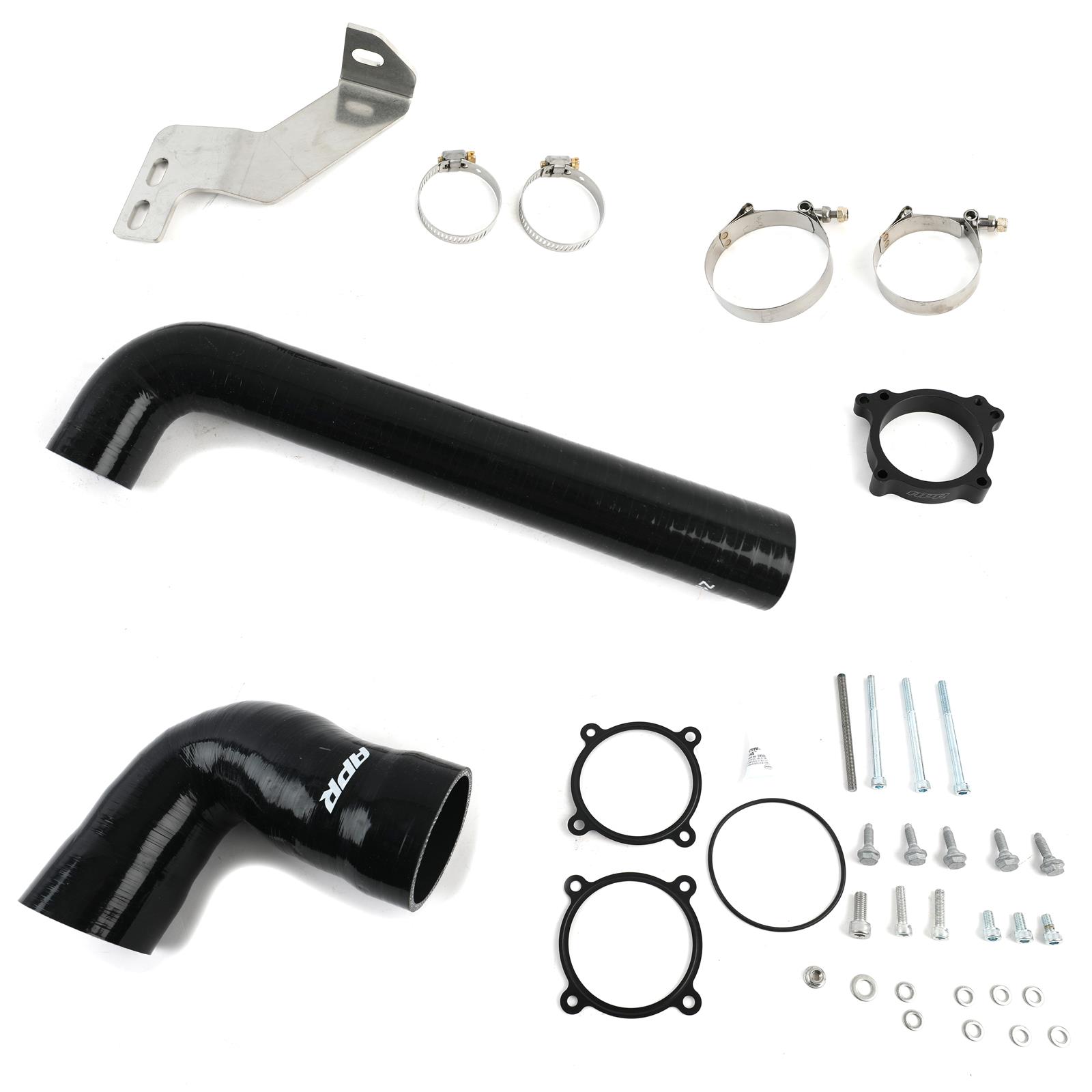 APR Throttle Body Inlet Systems MS100198 Intercooler Pipes, System, Aluminum, Natural, Audi, 2.5L, Kit