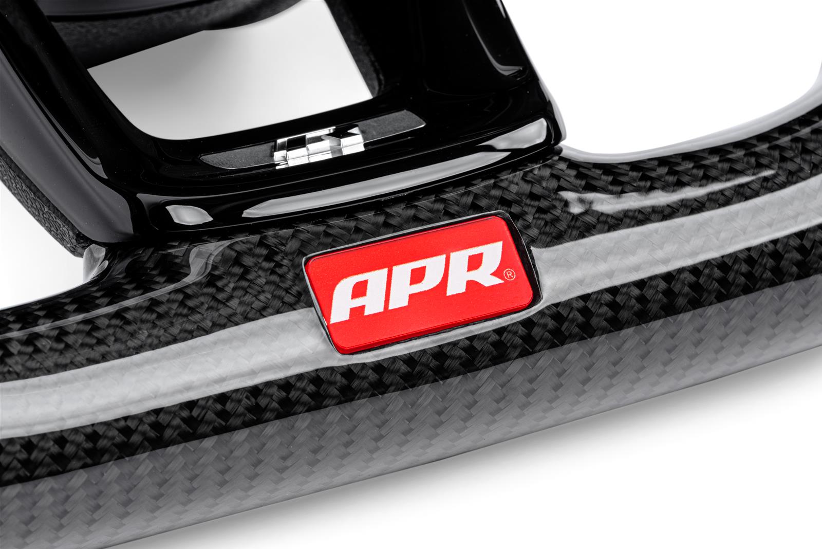 APR Steering Wheels for 2015-2019 GOLF R, 2015-2021 GTI, 2015-2026 JETTA - MS100202 Wheels, Wheel, Carbon Fiber/Leather, Black, Silver Stitching, Paddle Shift, Each thumbnail 3