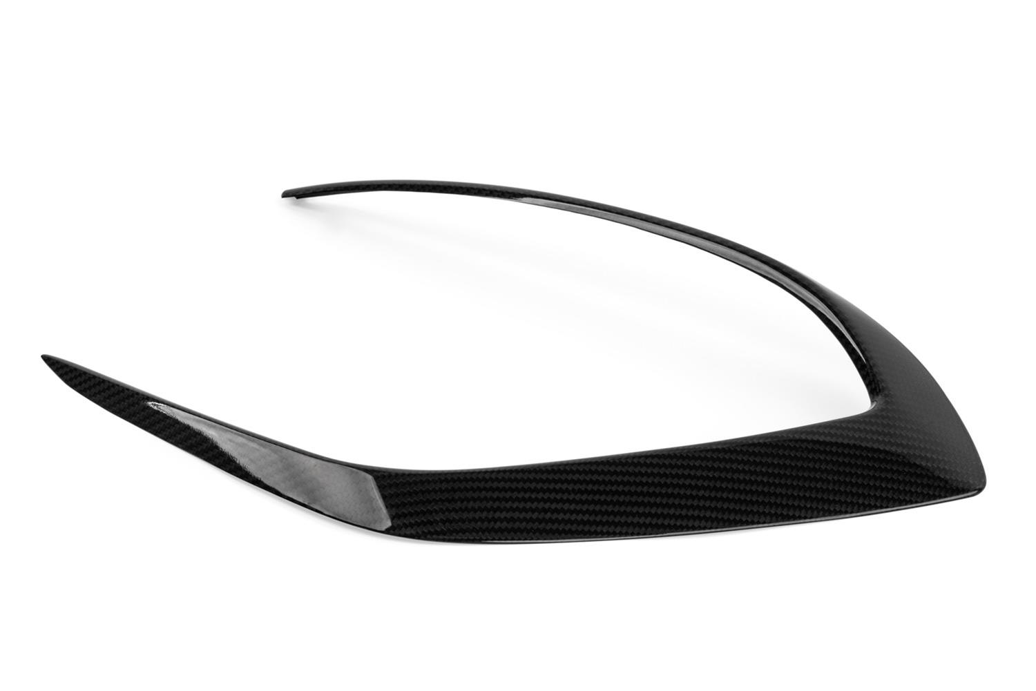 APR Carbon Fiber Front Trim MS100237 Exterior Accents, Lower Grill Surround, Fiber, Gloss, Volkswagen, Set thumbnail 3