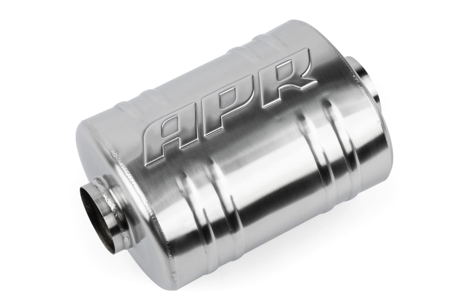 APR Premium Sound Absorption 304 Stainless Steel 3 Inch Muffler MUH0014 Muffler, Absorption, in Center Inlet/3 in. Center Outlet, Steel, Brushed, Universal, Each thumbnail 2