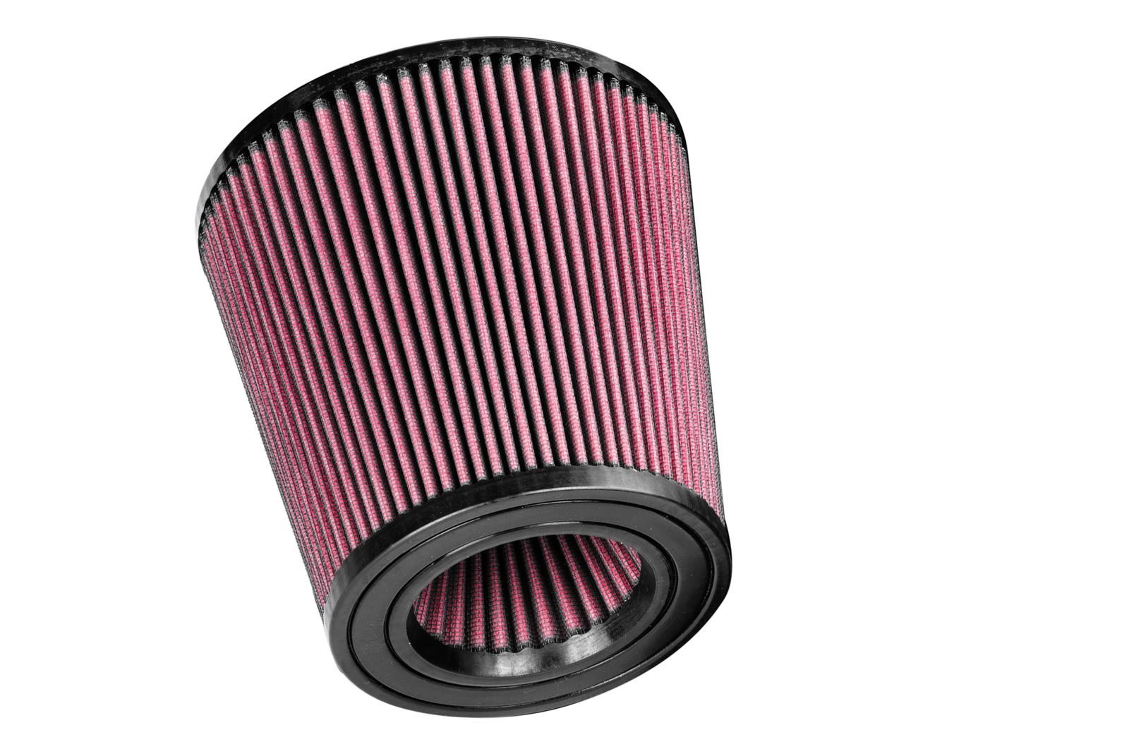 APR Replacement Air Intake Filters RF100015 Filter Elements, Filters, Oiled, Conical Flanged, Cotton Gauze, Red, 4.00 in. Inlet Flange I.D., Audi, Each
