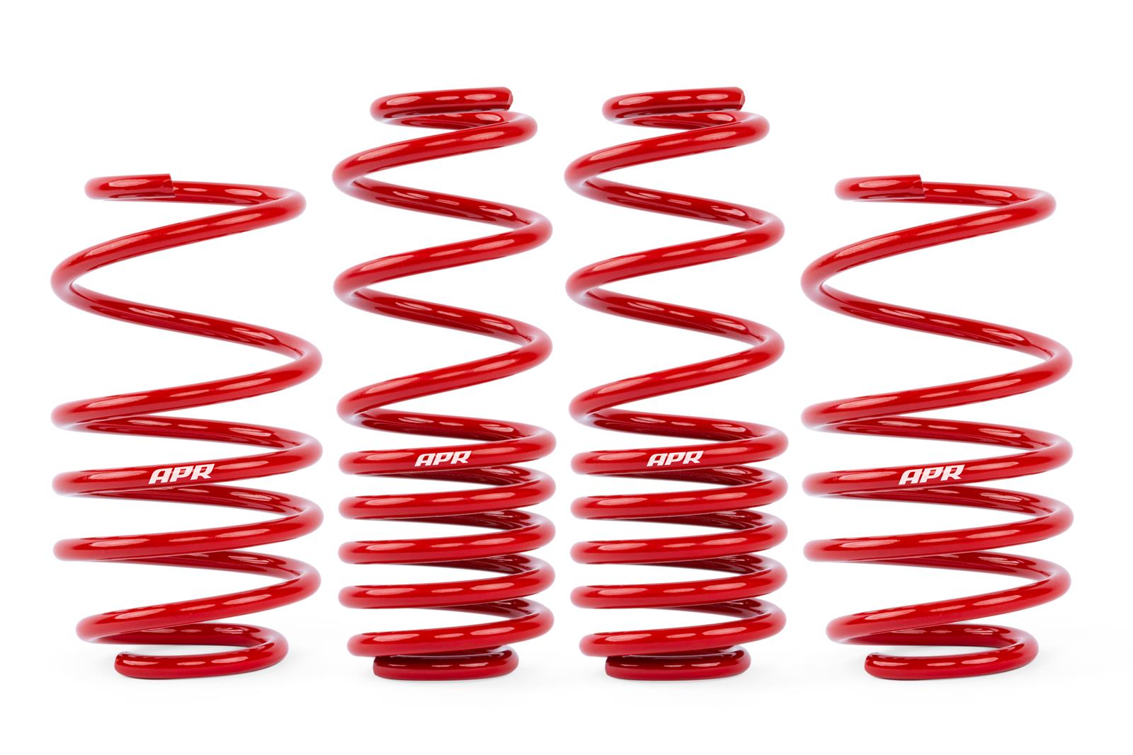 APR Roll-Control Lowering Springs SUS00014 Springs, Front and Rear, Red Powdercoated, Volkswagen, Set of 4 thumbnail 4