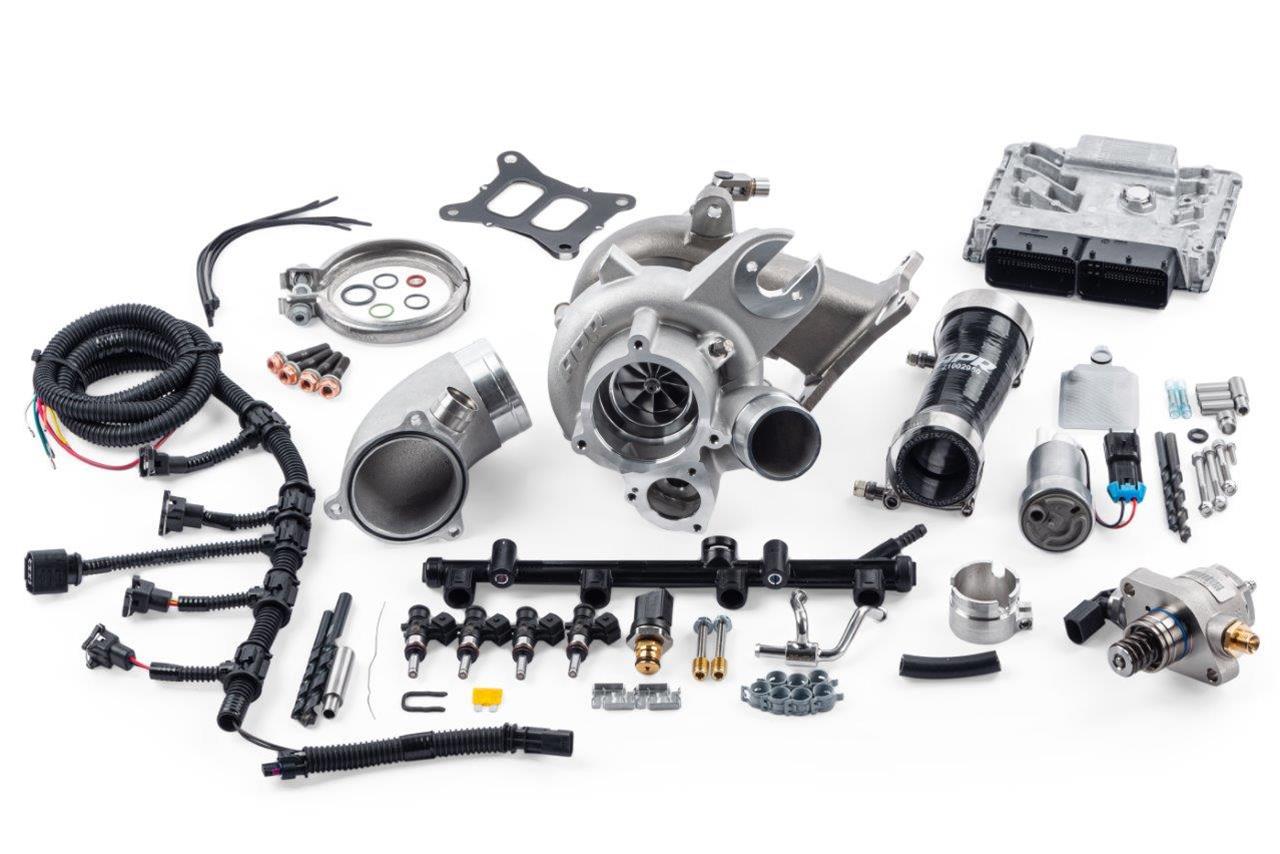APR DTR6054 Turbocharger Systems T4100003-B System, DTR6054, Audi, Volkswagen, Vehicles with HPFP/LPFP/MPI, 2.0L, Kit thumbnail 2