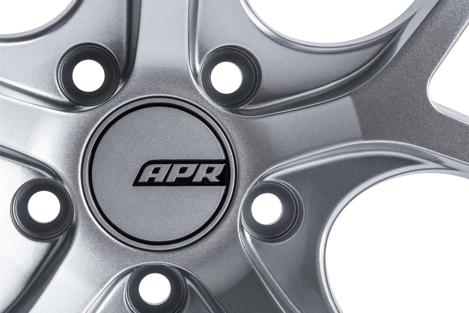 APR A01 Flow-Formed Hyper Silver Wheels 19x8.5 Wheel, Flow Formed, Aluminum, Silver, Satin, 19 in. x 8.5 in., +45mm Offset, 5 x 112mm Bolt Pattern, Each thumbnail 2