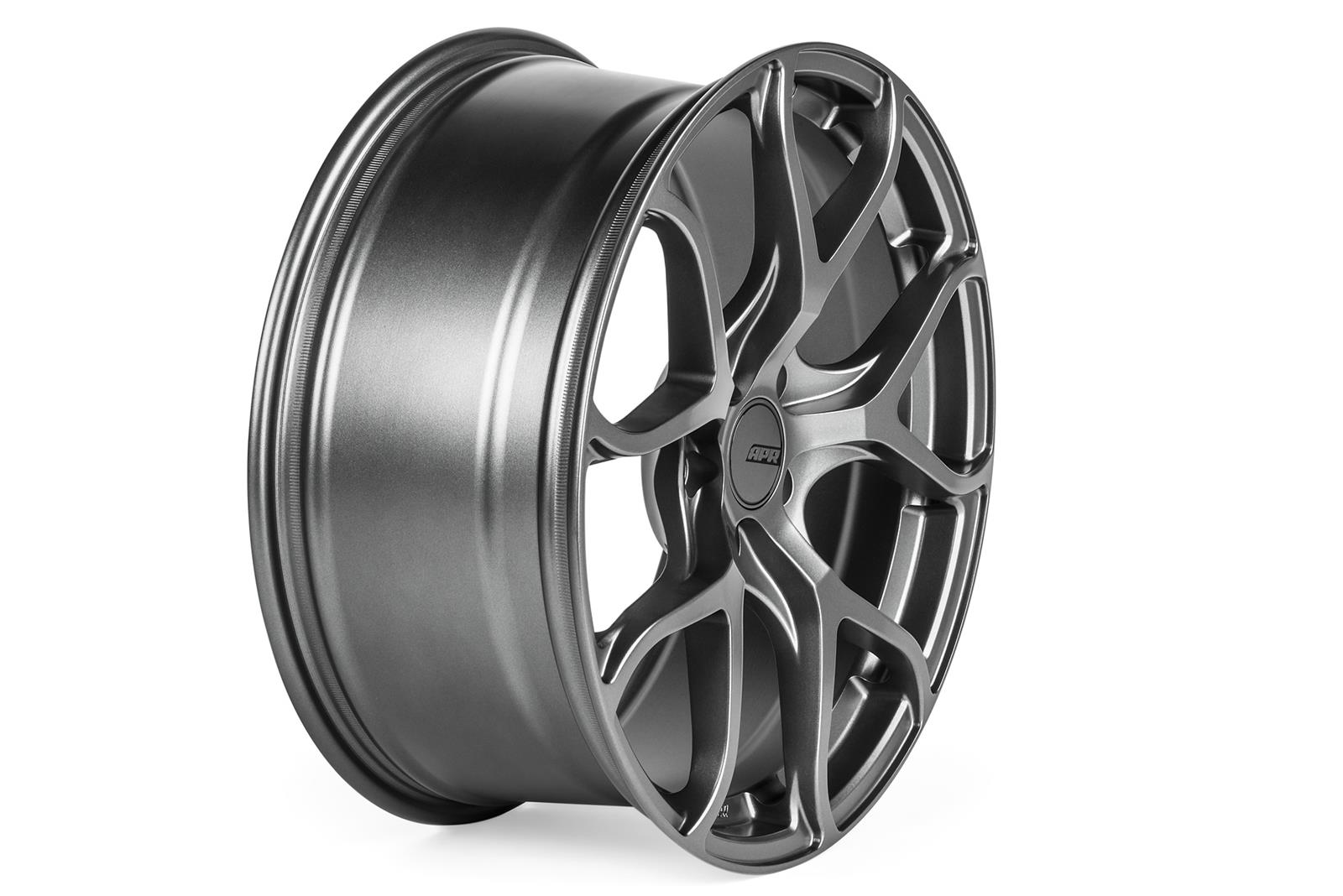 APR A01 Flow-Formed Gunmetal Wheels 19x8.5 Wheel, Flow Formed, Aluminum, Gunmetal, Satin, 19 in. x 8.5 in., +45mm Offset, 5 x 112mm Bolt Pattern, Each thumbnail 4