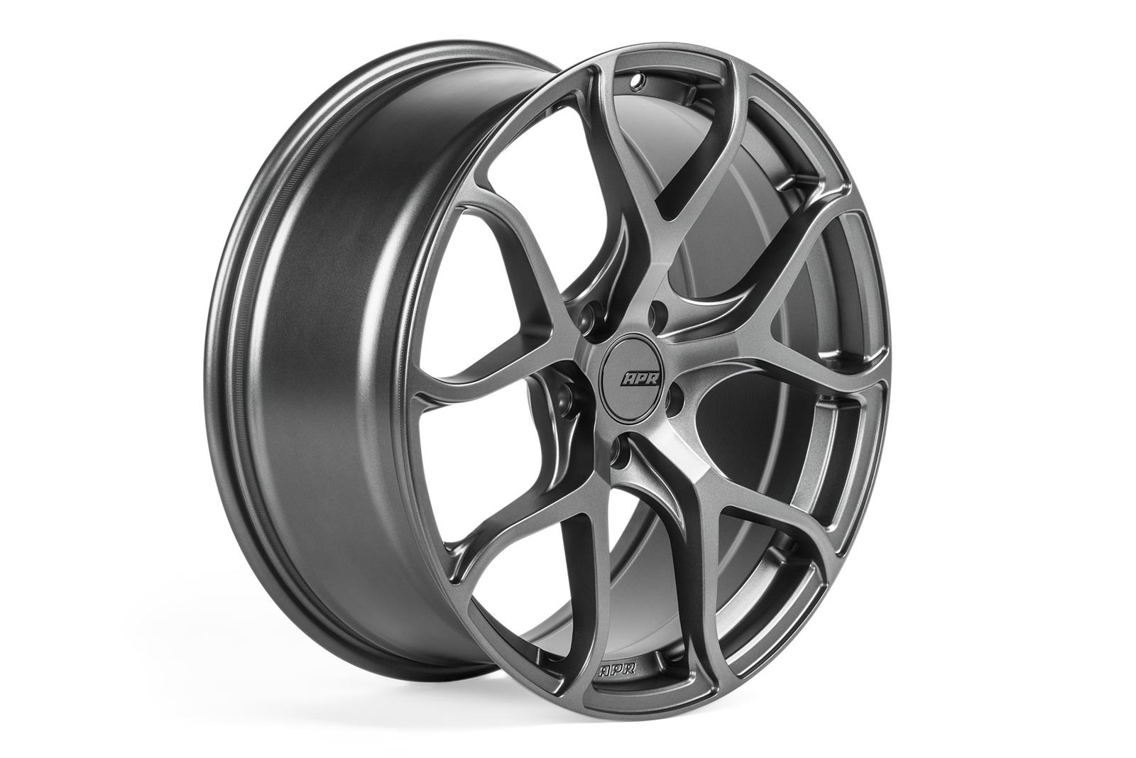 APR A01 Flow-Formed Gunmetal Wheels 19x8.5 Wheel, Flow Formed, Aluminum, Gunmetal, Satin, 19 in. x 8.5 in., +45mm Offset, 5 x 112mm Bolt Pattern, Each thumbnail 5
