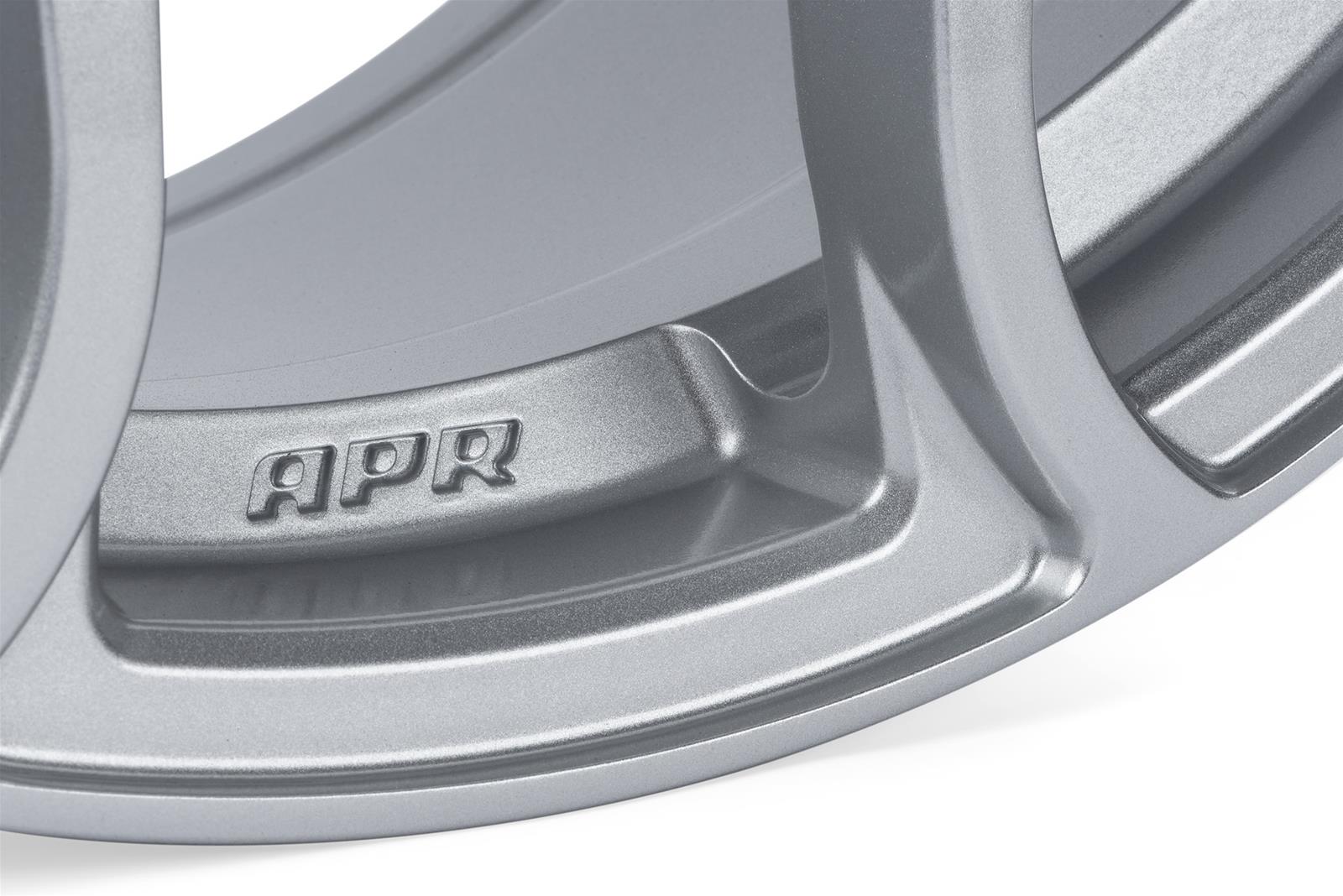 APR A01 Flow-Formed Hyper Silver Wheels 20x9 Wheel, Flow Formed, Aluminum, Silver, Satin, 20 in. x 9 in., +42mm Offset, 5 x 112mm Bolt Pattern, Each thumbnail 3