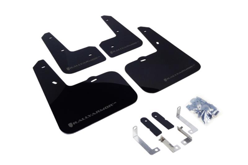 Rally Armor MF24-UR-BLK/GRY Rally Armor UR Mud Flaps | Summit Racing