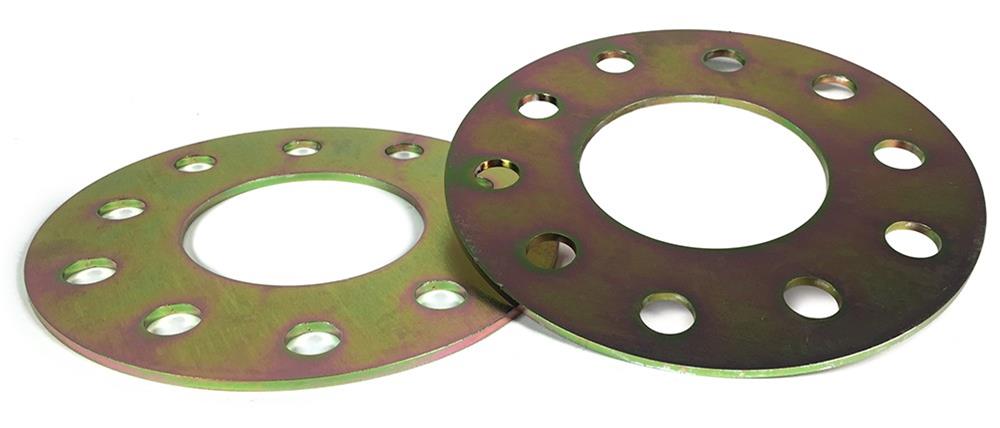Baer Brakes 0.125 inch Wheel Spacers 2000043 Spacers, in. Thickness, Steel, 3.06 in. Center Bore Diameter, 5 x 127mm/139.70mm Bolt Circle, Pair thumbnail 3