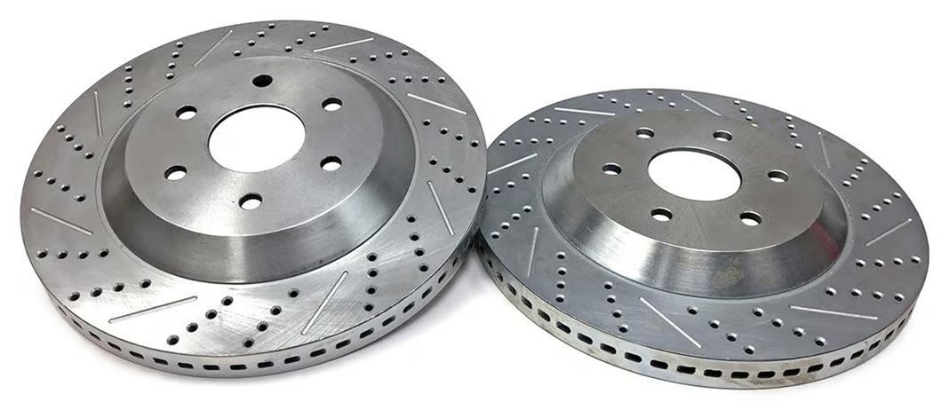 Baer Brakes Big Claw Brake Rotors 2301049 Rotor, Claw, Cross-Drilled, Slotted, Iron, Zinc Plated, Front, Chevy, GMC, Pickup, SUV, Pair thumbnail 9