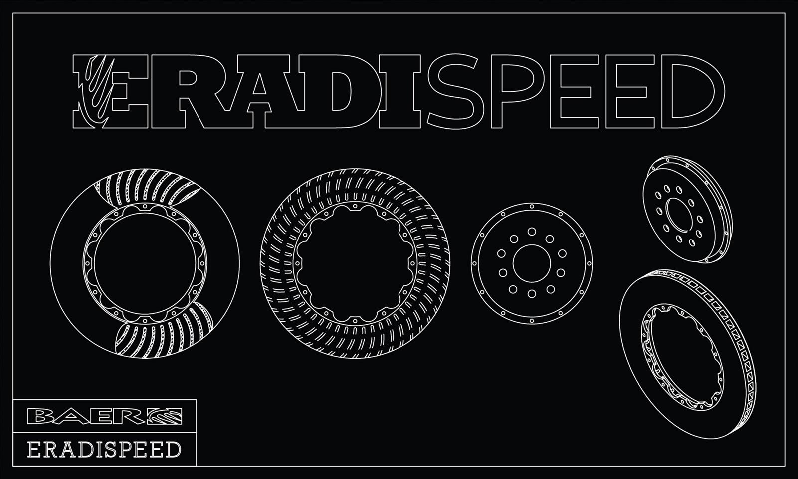 Baer Disc Brake Systems Rotors 2262031-1 Brakes Eradispeed Rotors, Rear thumbnail 3