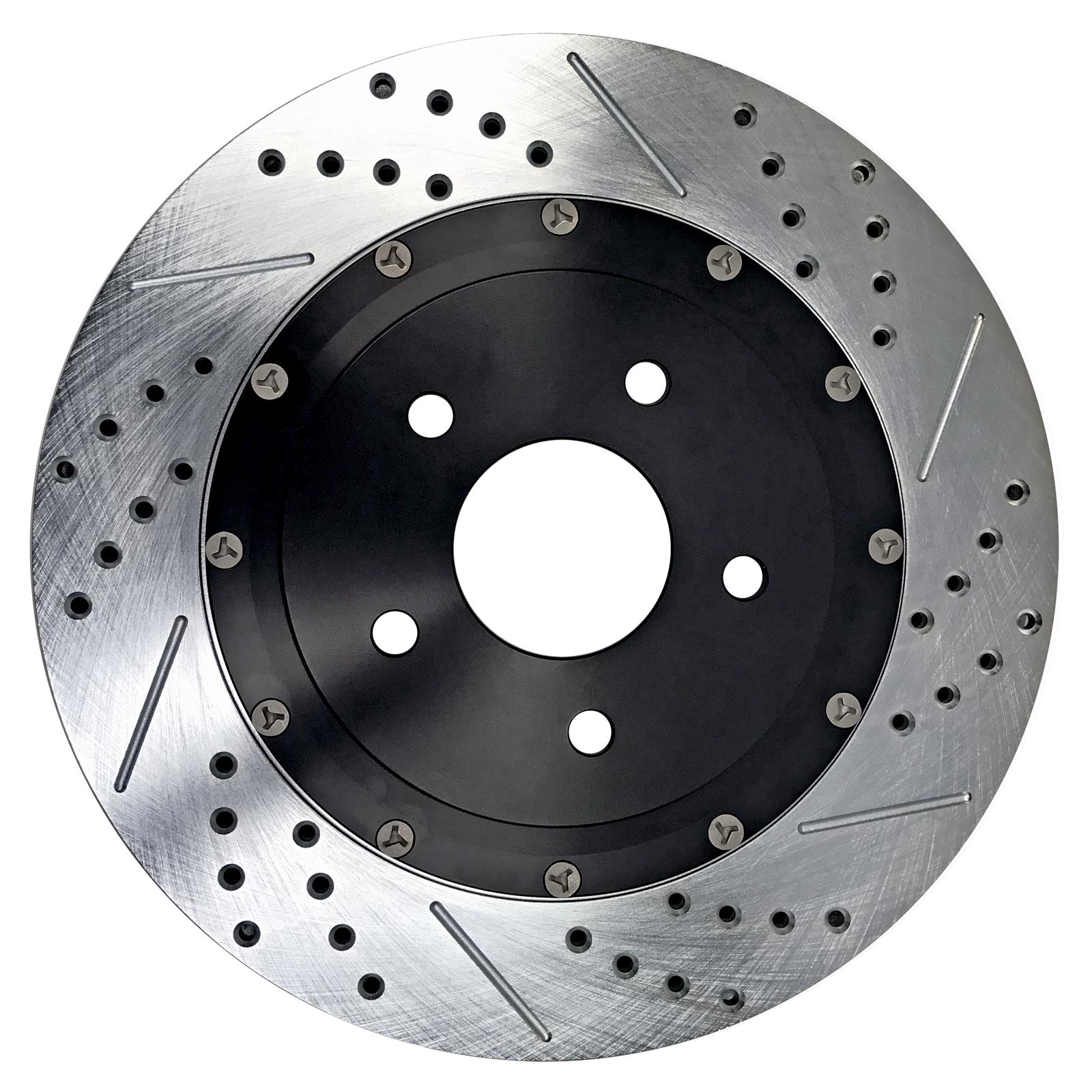 Baer Brakes EradiSpeed+ Brake Rotors 2301052 Rotor, Front, RWD, 13.40 in. O.D., 340 mm O.D., 5 x 4.75 in., 5 x 120 mm, 1.250 in. Thick, Pair