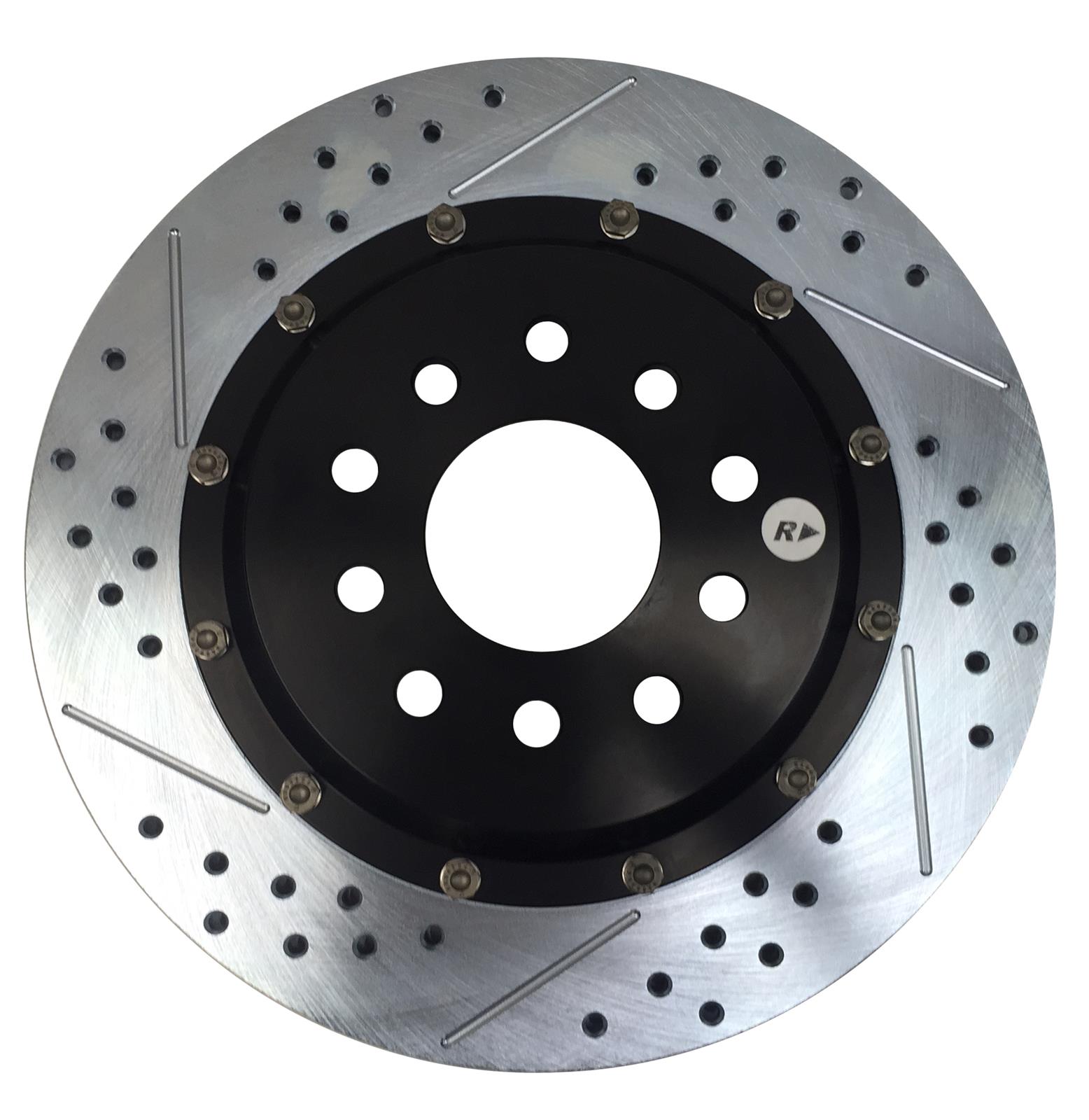 Baer Brakes EradiSpeed+ 1 Brake Rotors 2302041 Rotor, EradiSpeed-Plus 2, Cross-Drilled, Slotted, Iron, Zinc Plated, Rear, Chevy, Pair thumbnail 3