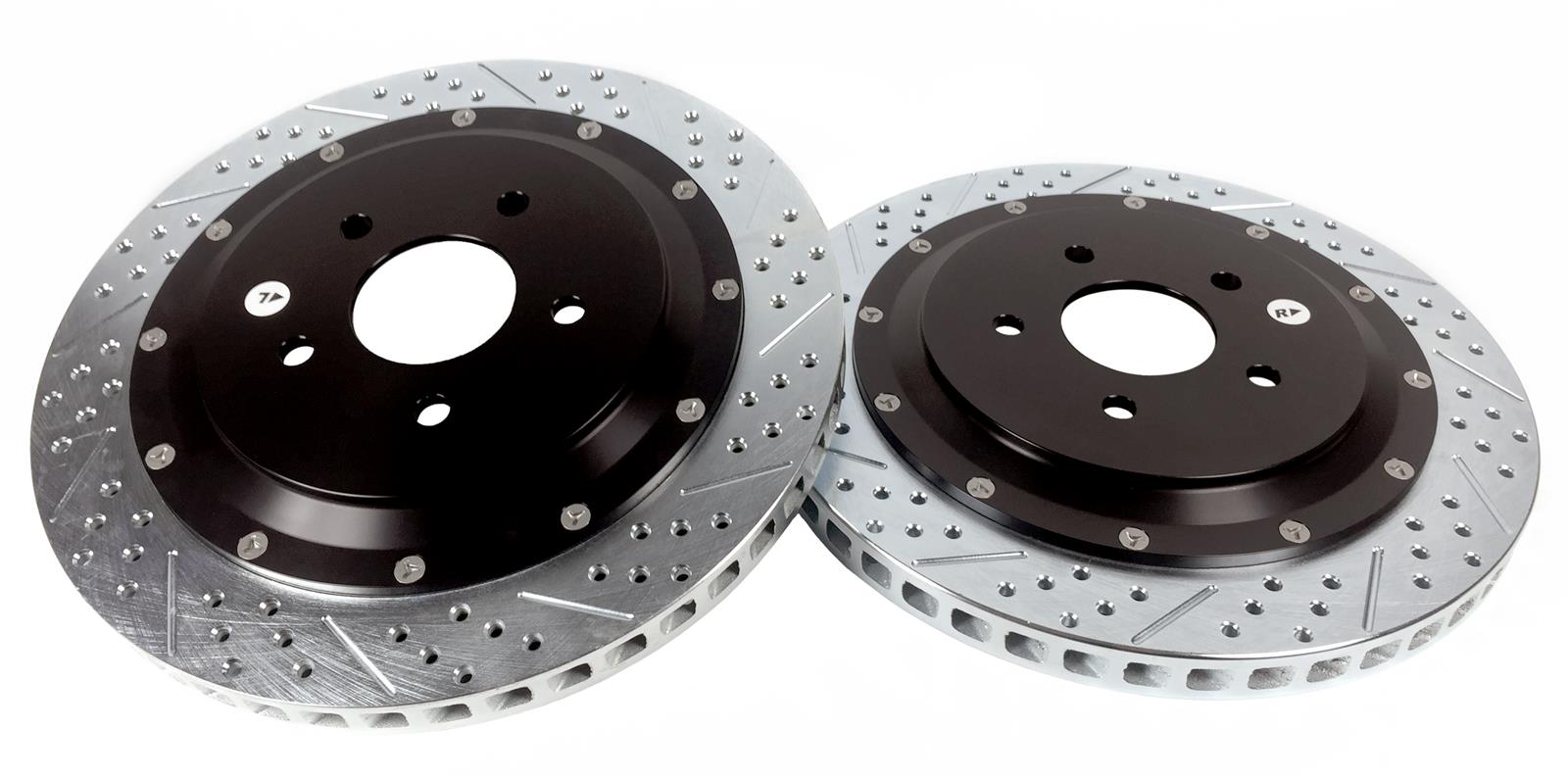 Baer Brakes EradiSpeed+ 1 Brake Rotors 2302049 Rotor, Rear, RWD, 14.00 in. O.D., 356 mm O.D., 5 x 4.75 in., 5 x 120 mm, 1.025 in. Thick, pair thumbnail 3