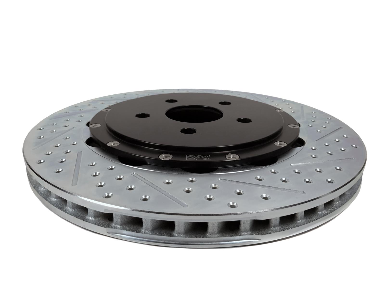 Baer Brakes EradiSpeed+ Brake Rotors 2302064 Rotor, EradiSpeed-Plus, Cross-Drilled, Slotted, Cast Iron, Zinc Plated, Rear, Chevy, Pair thumbnail 3