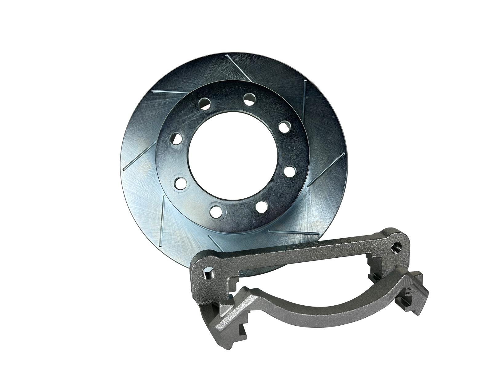 Baer Brakes Big Claw Brake Rotors for 2019-2025 2500, 3500 - 2142013-2 Rotors, Rear, Vented, Slotted Surface, 14.98 in. Outside Diameter, 1.342 in. Nominal Thickness, Zinc Plated, Pair
