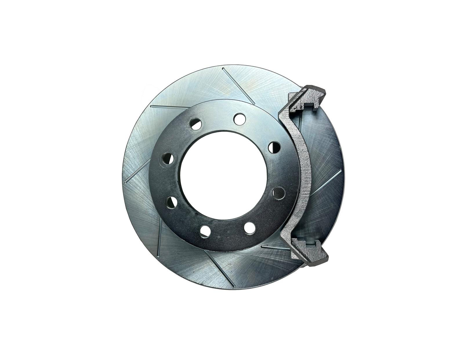 Baer Brakes Big Claw Brake Rotors for 2019-2025 2500, 3500 - 2142013-2 Rotors, Rear, Vented, Slotted Surface, 14.98 in. Outside Diameter, 1.342 in. Nominal Thickness, Zinc Plated, Pair thumbnail 2