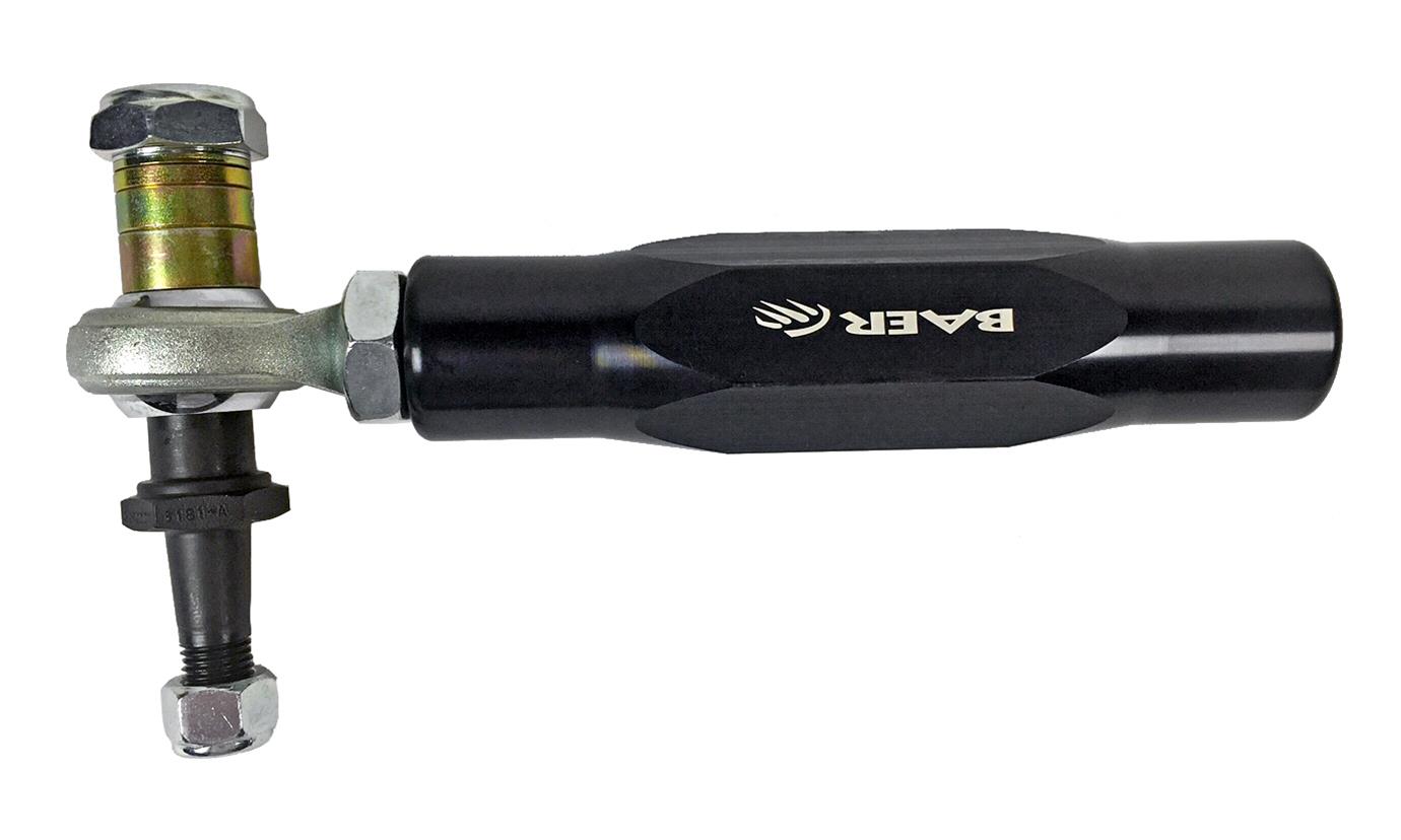 Baer Brakes Tracker Tie Rod Ends 3261001 Bump Steer Adjusters, Aluminum Sleeve, Black, Adjustable, Ford, Kit thumbnail 2