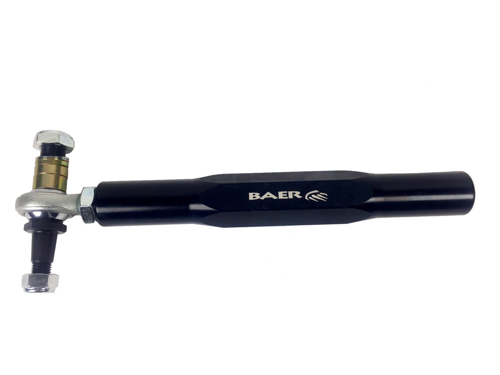 Baer Brakes Tracker Tie Rod Ends 3301003 Bump Steer Adjusters, Aluminum Sleeve, Black, Adjustable, GM, Kit thumbnail 2