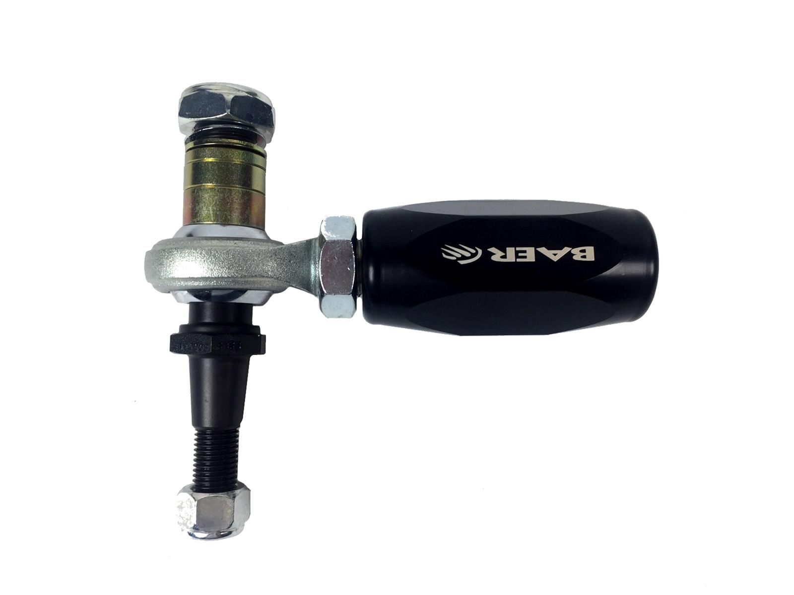 Baer Brakes Tracker Tie Rod Ends for 1993-2002 CAMARO, FIREBIRD - 3301011 Bump Steer Adjusters, Aluminum Sleeve, Black, Adjustable, GM, Kit