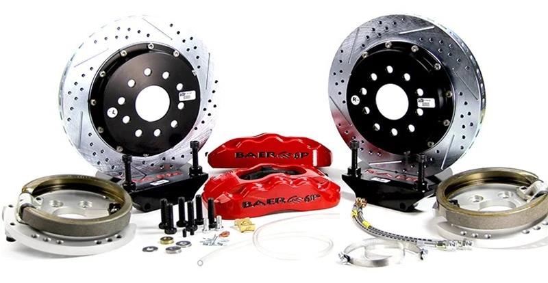Baer Brakes Claw Pro+ Disc Brake Systems 4262151S Brakes, Pro-Plus, Rear, Cross-Drilled/Slotted Rotors, 6-Piston Calipers, Ford, Kit thumbnail 2
