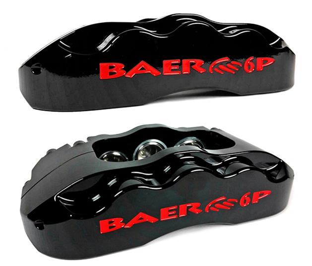 Baer Brakes Track4 Disc Brake Systems 4261328B Kit, Track4, Front, Cross-drilled/Slotted Rotors, 4-piston Black Powdercoated Calipers, Ford, Lincoln, Mercury, Kit thumbnail 3