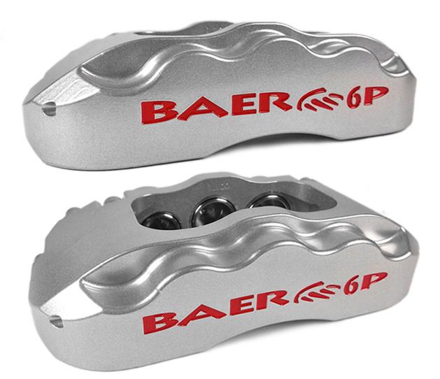 Baer Brakes Claw Pro+ Disc Brake Systems 4261436S Kit, Pro+, Front, Cross-drilled/Slotted Rotors, 6-piston Silver Powdercoated Calipers, Ford, Kit thumbnail 3