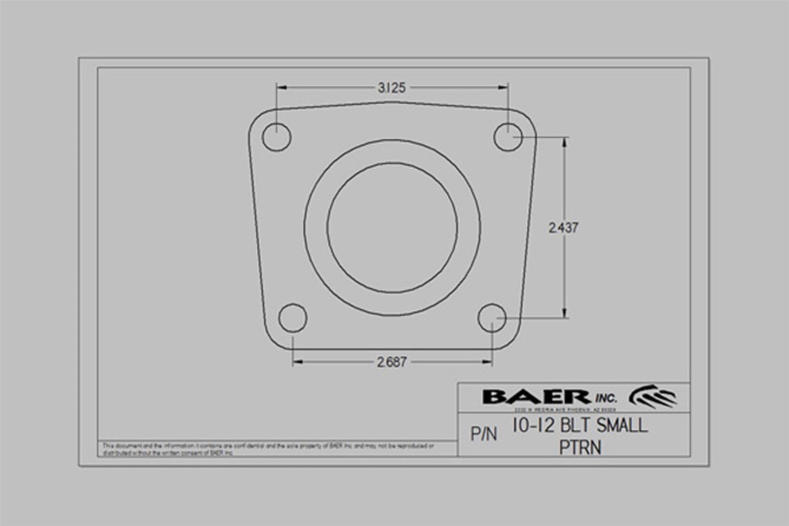 Baer Brakes Iron-Sport Disc Brake Kits 4302134 Brakes, Sport, Rear, Cross-Drilled/Slotted Rotors, 1-Piston Black Calipers, Chevy, 10-Bolt, 12-Bolt, Kit thumbnail 6