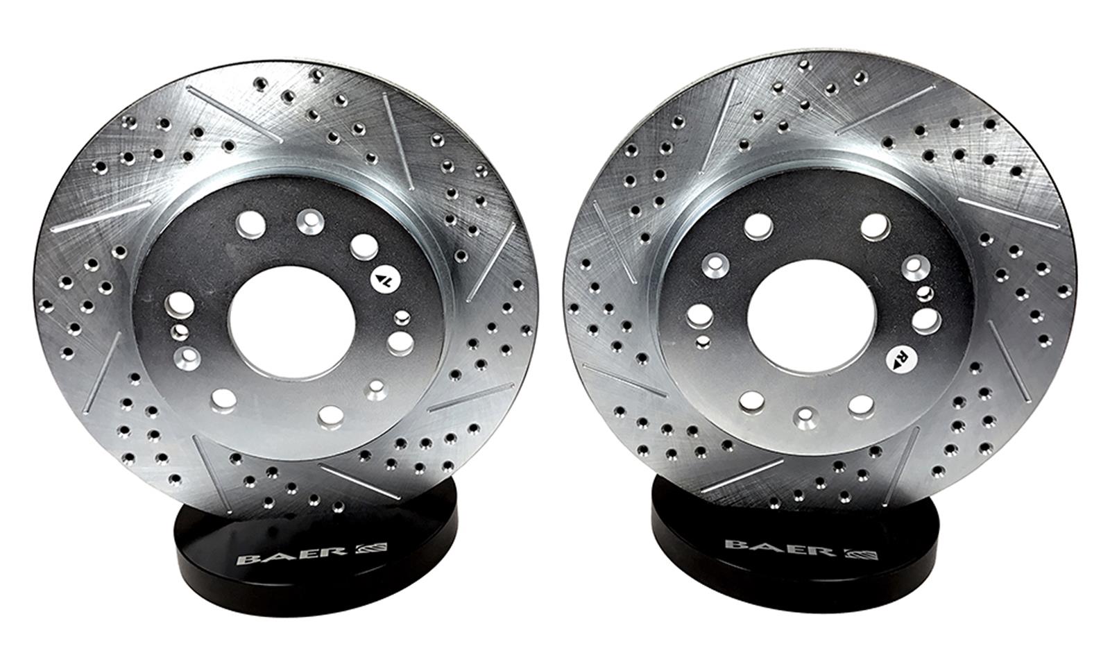 Baer Brakes Claw Performance Rotors 55097-020 Brake Rotor, Front, Drilled and Slotted, Premium, Mill Balanced, Direct Replacement Rotor, Chevy, GMC, Cadillac, Pair thumbnail 4
