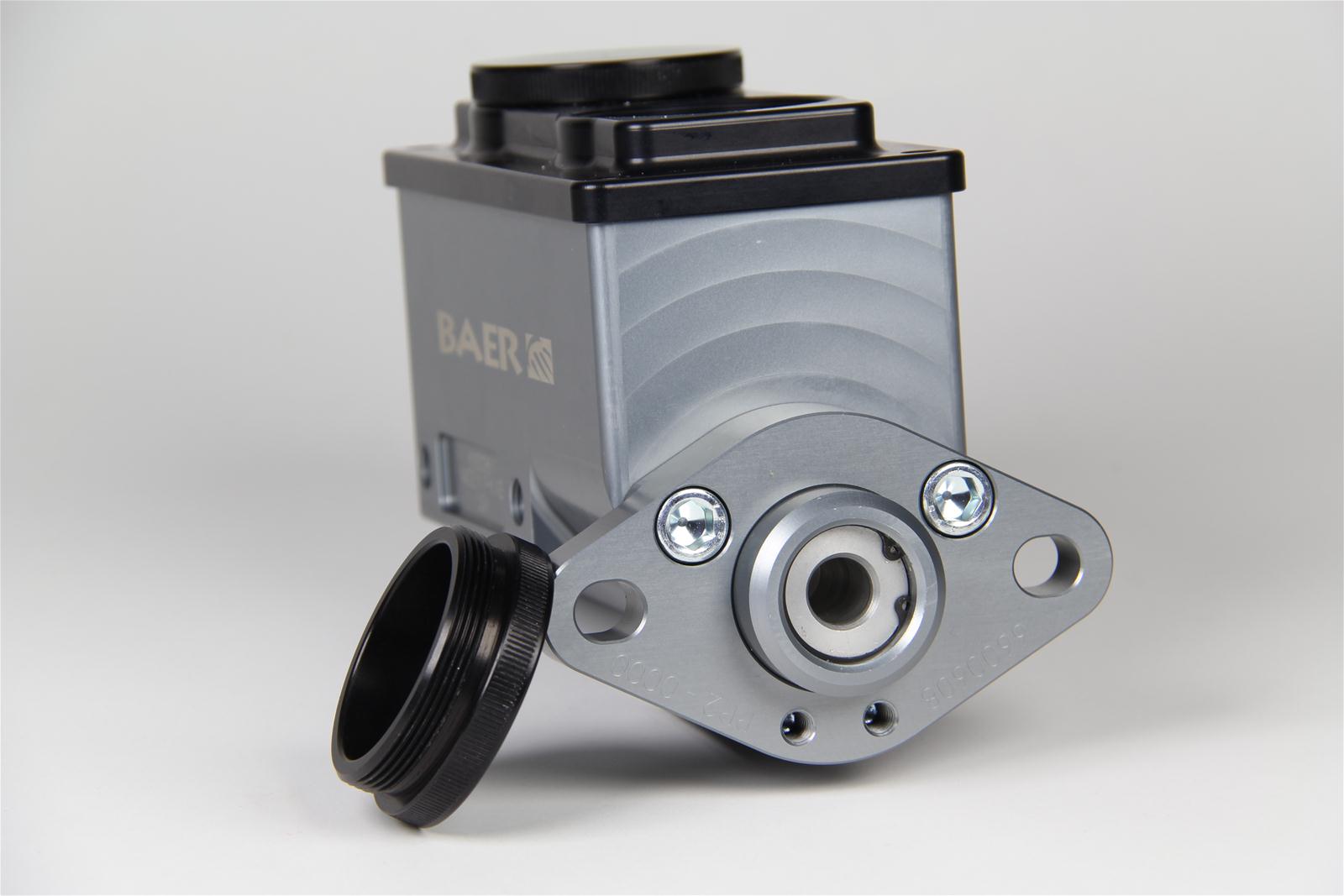 Baer Brakes Remaster Master Cylinders 6801264RP Cylinder, Remaster, Billet Aluminum, Polished, 0.938 in. Bore, Passenger Side Ports, Each thumbnail 2