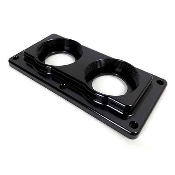 Baer Brakes Remaster Master Cylinders 6801297RP Cylinder, Remaster, Billet Aluminum, Gray Anodized, 0.937 in. Bore, Passenger Side Ports, Mopar, Each thumbnail 2