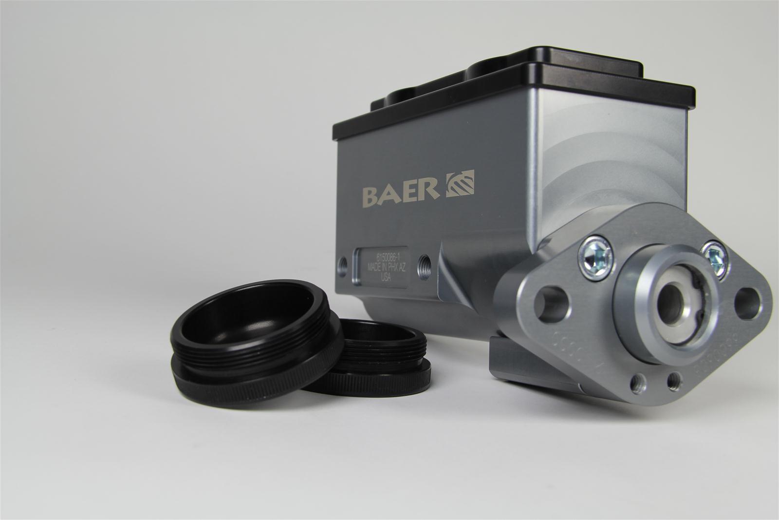 Baer Brakes Remaster Master Cylinders 6801238LP Cylinder, Remaster, Billet Aluminum, Gray Anodized, 1.000 in. Bore, Driver Side Ports, Each thumbnail 4
