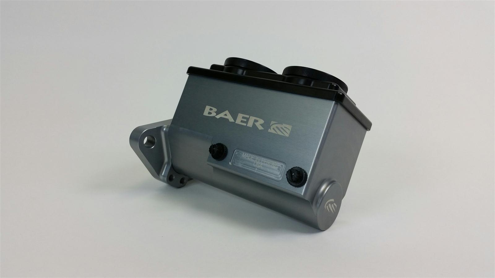 Baer Brakes Remaster Master Cylinders 6801262RP Cylinder, Remaster, Billet Aluminum, Gray Anodized, 0.938 in. Bore, Passenger Side Ports, Each thumbnail 3