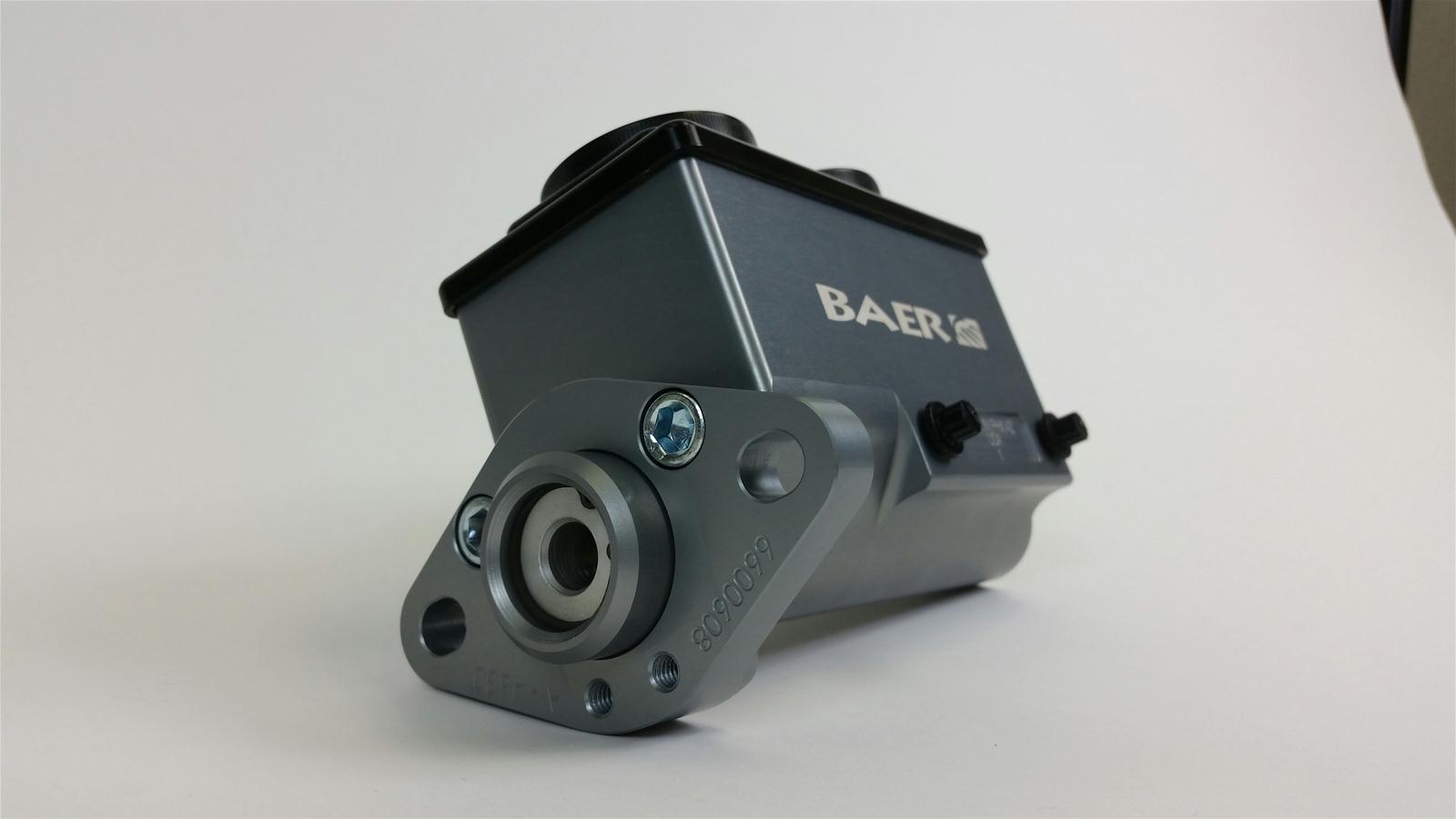 Baer Brakes Remaster Master Cylinders 6801262RP Cylinder, Remaster, Billet Aluminum, Gray Anodized, 0.938 in. Bore, Passenger Side Ports, Each thumbnail 2