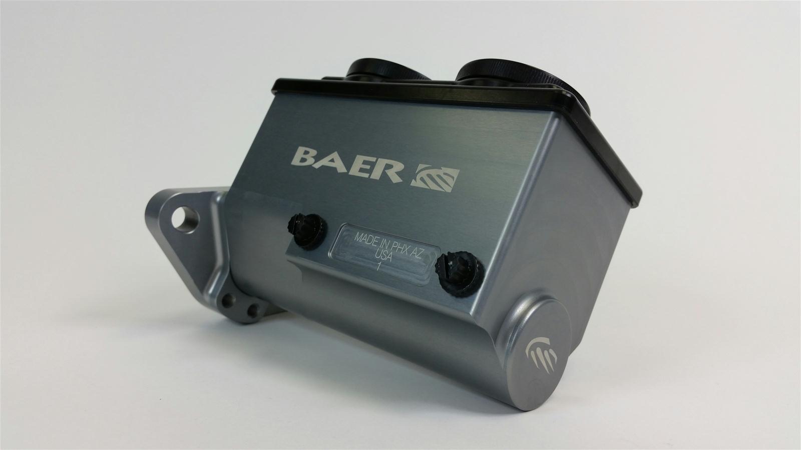 Baer Brakes Remaster Master Cylinders 6801262RP Cylinder, Remaster, Billet Aluminum, Gray Anodized, 0.938 in. Bore, Passenger Side Ports, Each thumbnail 4