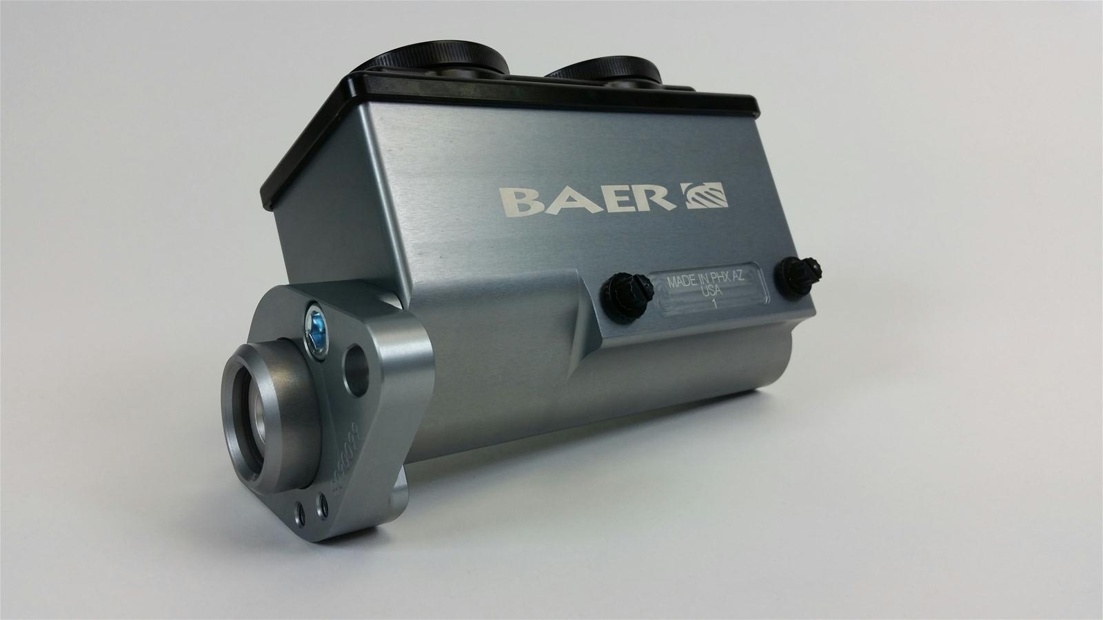 Baer Brakes Remaster Master Cylinders 6801262RP Cylinder, Remaster, Billet Aluminum, Gray Anodized, 0.938 in. Bore, Passenger Side Ports, Each
