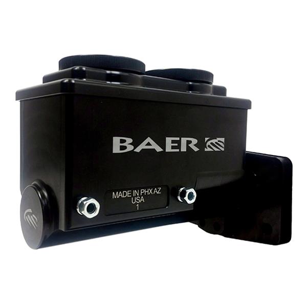 Baer Brakes Remaster Master Cylinders 6801298LP Cylinder, Remaster, Billet Aluminum, Black Anodized, 0.937 in. Bore, Driver Side Ports, Mopar, Each thumbnail 2